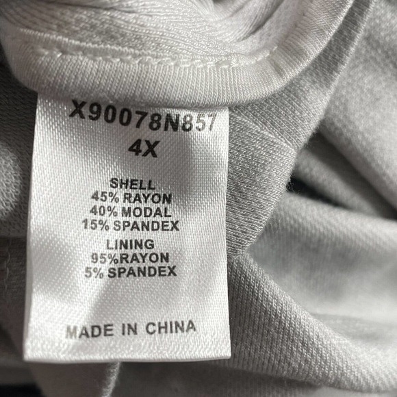 NWT Women’s Plus Size 4X Tart‎ Collections Grey Modal Blend Cardigan W/Pockets - Picture 3 of 12